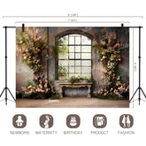 LB0656 Floral Wall Decor Backdrop